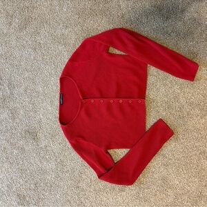 Brandy Melville Cherry Red Cardigan